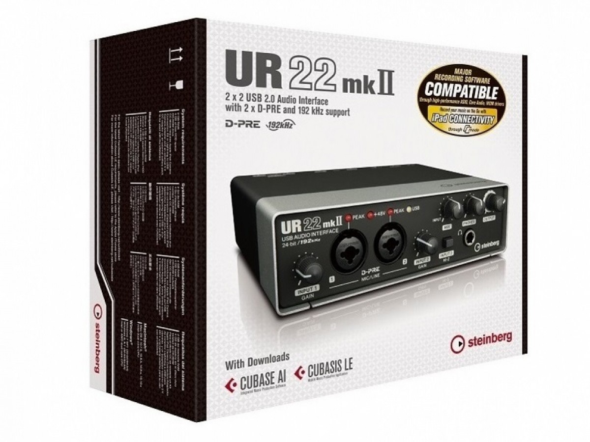 STEINBERG UR22 MKII USB 2.0 2-Kanal Audiointerface